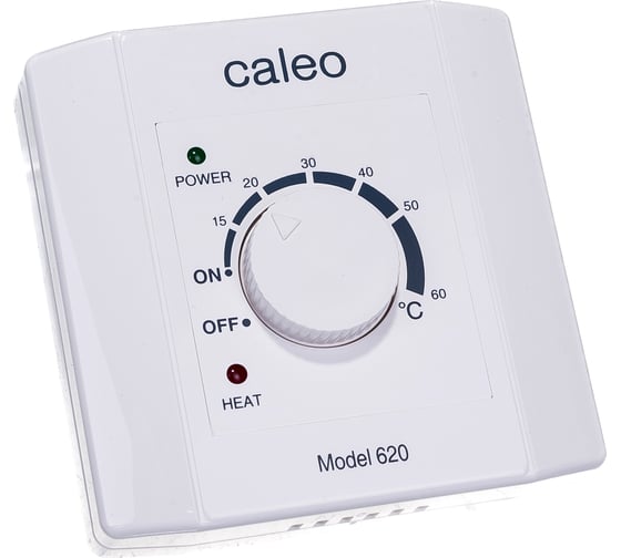 Терморегулятор Caleo 620 встраиваемый аналоговый, 3,5 кВт КА000001396