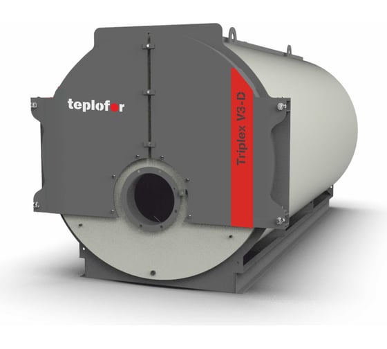 Трехходовой водогрейный котел Teplofor Triplex V3-D 11000 (11000 кВт, давление 6 бар) 8880133 1