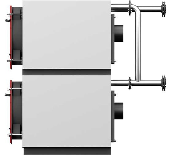 Сдвоенный вертикальный котел Teplofor Duplex VV2-D 600 (600 кВт, давление 6 бар) 8880077