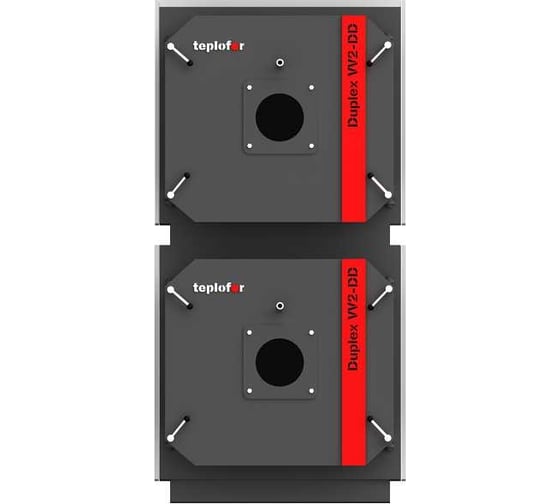 Сдвоенный вертикальный котел Teplofor Duplex VV2-D 600 (600 кВт, давление 6 бар) 8880077