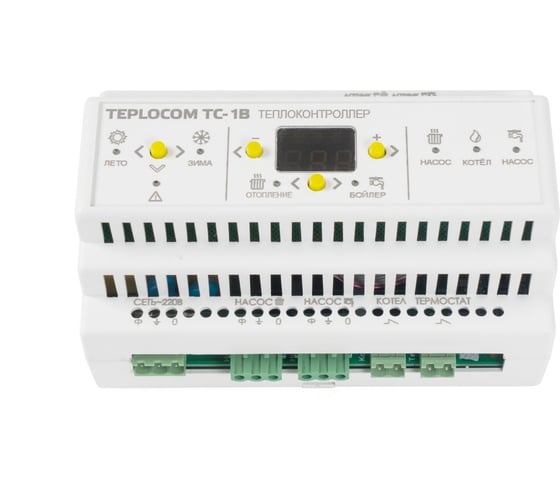 Теплоконтроллер для системы отопления TEPLOCOM БОЙЛЕР TC-1B 909