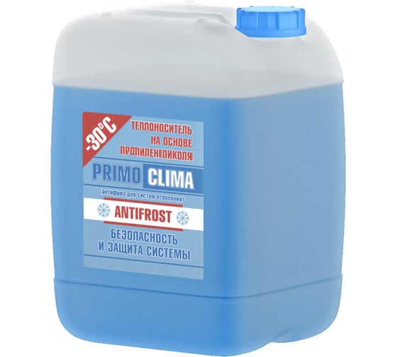 Теплоноситель Пропиленгликоль -30C 20 кг, канистра, цвет синий Primoclima Antifrost pa -30C 20 1