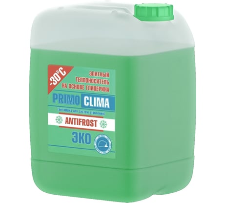 Теплоноситель Глицерин -30C ECO 20 кг, канистра, цвет зеленый Primoclima Antifrost PA-30C ECO 20