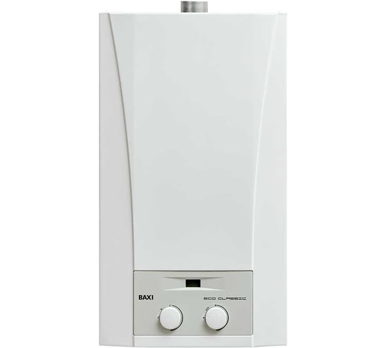 Газовый настенный котел Baxi ECO Classic 18F, мощность 18 кВт, двухконтурный, закрытая камера сгорания 100021536