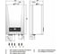 Газовый настенный котел Baxi ECO NOVA 10F, белый 100021538 3