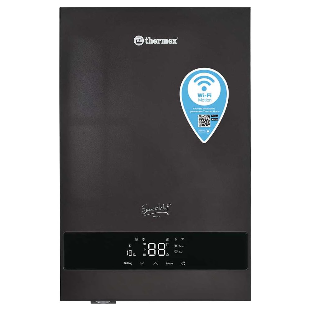 Электрический настенный котел Термекс THERMEX Sonne 12 Wi-Fi (Grey ...