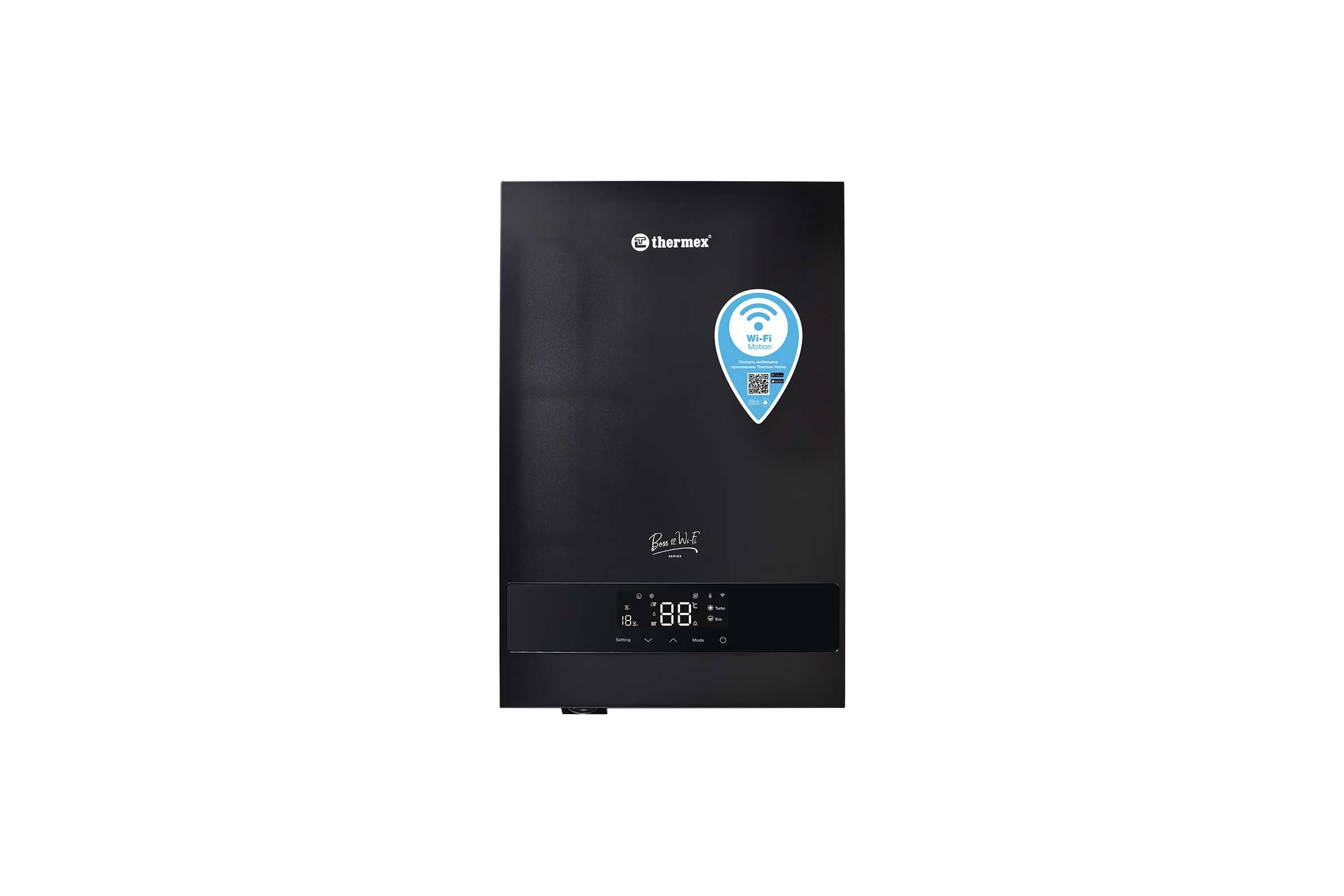 ЭлектрическийнастенныйкотелТермексTHERMEXBoss12Wi-Fi(Black)ЭдЭБ04884