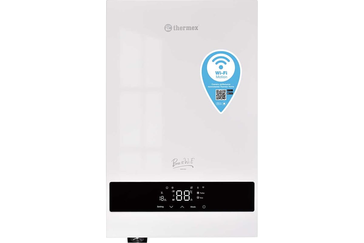 Электрический настенный котел Термекс THERMEX Boss 12 Wi-Fi, White ...