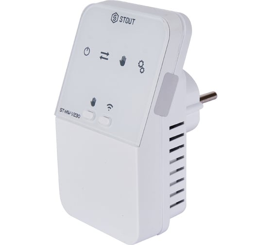 Беспроводной электрический исполнительный модуль STOUT MW-1 230  STE-0101-100230 RG008V0JQ2LRPS