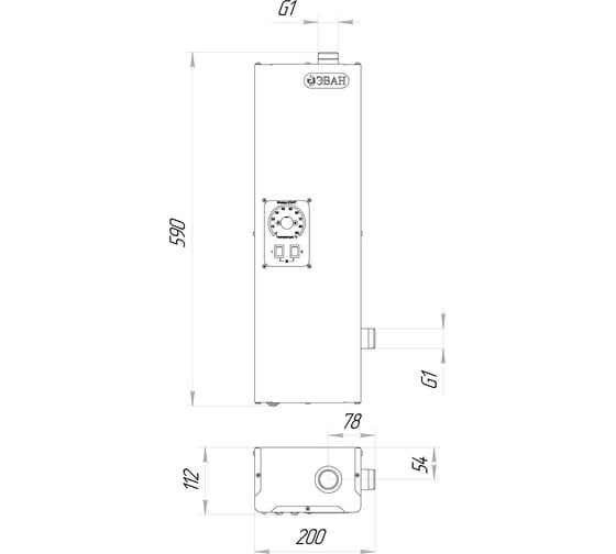 Котел Эван 12947 Warmos Start - 7 12947