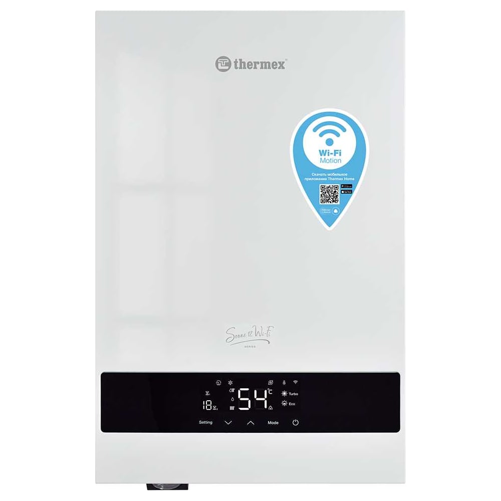 Электрический настенный котел Термекс THERMEX Sonne 12 Wi-Fi (White ...