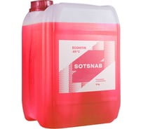 Теплоноситель SotSnab СОТСНАБ Экохитин -65 на основе этиленгликоля 10 кг, 10л ТЭКр-65К.10