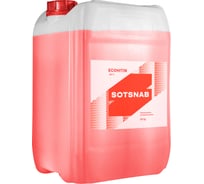 Теплоноситель SotSnab СОТСНАБ Экохитин -40 на основе этиленгликоля 20 кг/20 л, бытовой антифриз теплохладоноситель для системы отопления дома ТЭКр-40.20