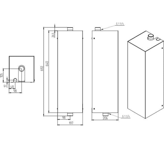 Электрокотел ZOTA Econom V2- 48 ZE3468420248