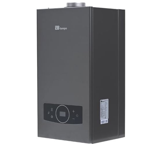 Газовый котел Е8tempo 24 кВт двухконтурный (черный металл) GMA24W