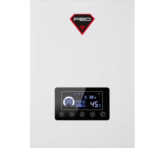 Котел электрический FED Electric 7.5 кВт 230/400V + возможность подключения ГВС и Wi-Fi BF07