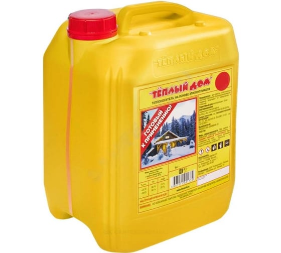 Антифриз Тёплый дом-30 50кг этиленг 45% -31С канистра 119-0352