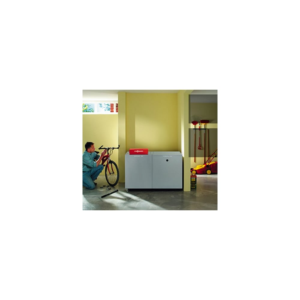 Газовый напольный котел с атмосферной горелкой VIESSMANN Vitogas 100-F ...
