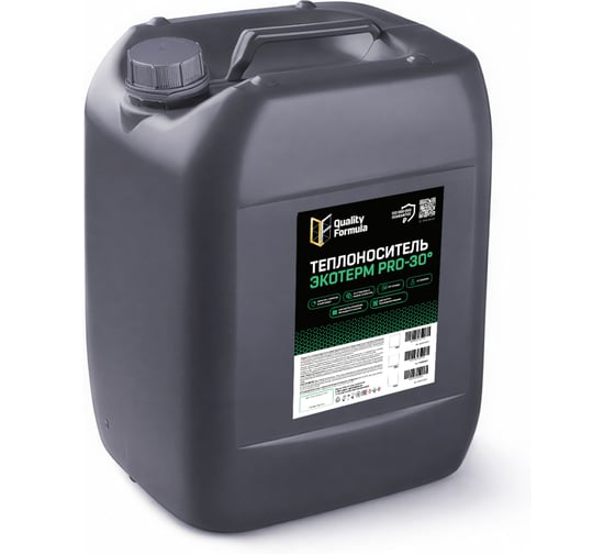 Теплоноситель Quality Formula ОЖ ЭКОТЕРМ PRO-30 20 л 430120364