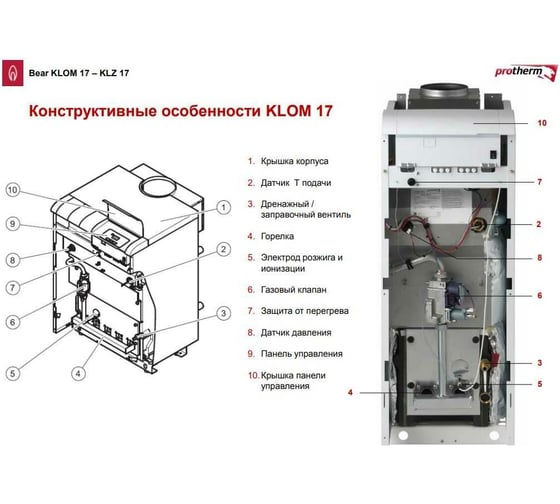 Напольный котёл Protherm Медведь 50KLOM 10005727