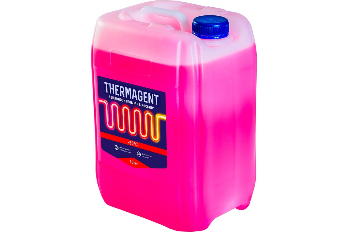 Теплоноситель Thermagent на основе этиленгликоля -30С 10 кг 910265 ...