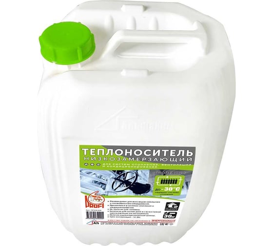 Теплоноситель на основе пропиленгликоля PROFI  Eco-30 в канистре 30 кг ПРЭ30-030