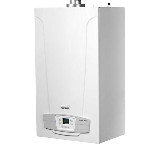 Газовый настенный котел Baxi ECO Life 24F, мощность, кВт-24, двухконтурный, камера сгорания-закрытая 7814104