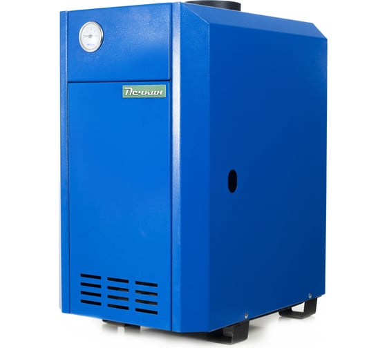 Газовый отопительный котел Печкин КСГ-40 синий, с авт. Novasit-820 300108