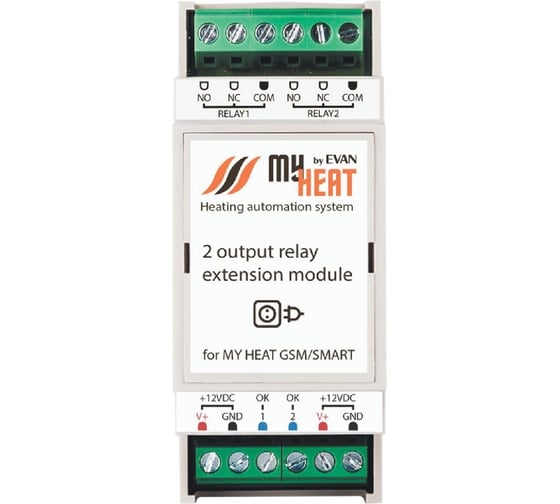 Блок реле на 2 выхода Эван MY HEAT 6295