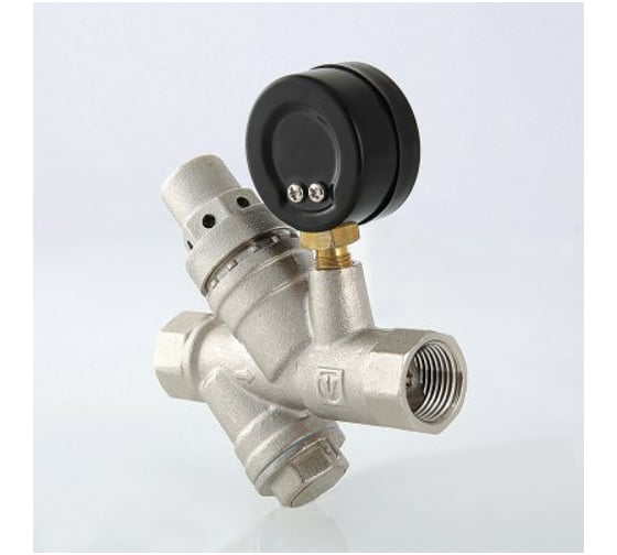 Подпиточный клапан с фильтром и манометром (1/2") Valtec VT.515.N.04