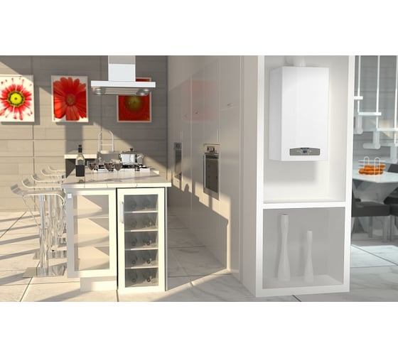 Настенный двухконтурный традиционный газовый котел ARISTON CARES X 24 CF NG 3300888
