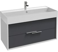 Тумба под раковину Jacob Delafon Vivienne 100 белый глянец/серый матовый EB1668-J5-J54 00316614