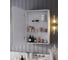 Зеркало-шкаф SANTREK HOME с LED подсветкой левое "ХЕЛЕНА" 600x800мм 319286 3