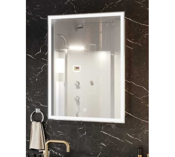 Зеркало-шкаф SANTREK HOME с LED подсветкой правое "ФЕНИКС" 600x800мм 319295
