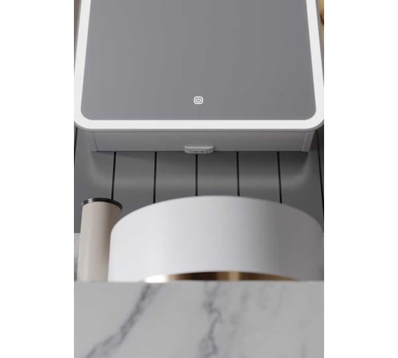 Зеркало-шкаф SANTREK HOME с LED подсветкой правое "ХЕЛЕНА" 500x800мм 319285
