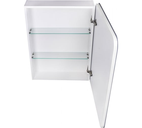 Зеркало-шкаф Style Line "каре 55x80 левое" с подсветкой, сенсор на зеркале СС-00002373