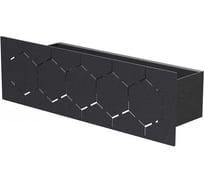 Полка Граф Держалкин Bee hook 30x9.2x9 черная Fl-bee-hook30-ч