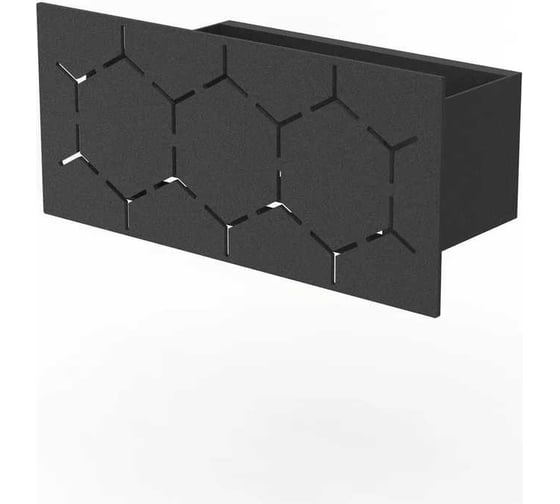 Полка Граф Держалкин Bee mono 20x9.2x9 черная Fl-bee-mono20-ч 1