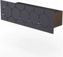 Полка Граф Держалкин Bee mono 30x9.2x9 черная Fl-bee-mono30-ч