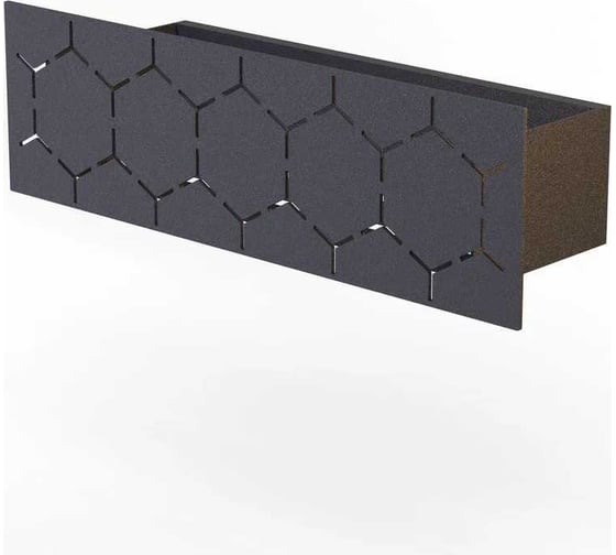 Полка Граф Держалкин Bee mono 30x9.2x9 черная Fl-bee-mono30-ч