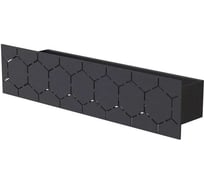 Полка Граф Держалкин Bee mono 40x9.2x9 черная Fl-bee-mono40-ч