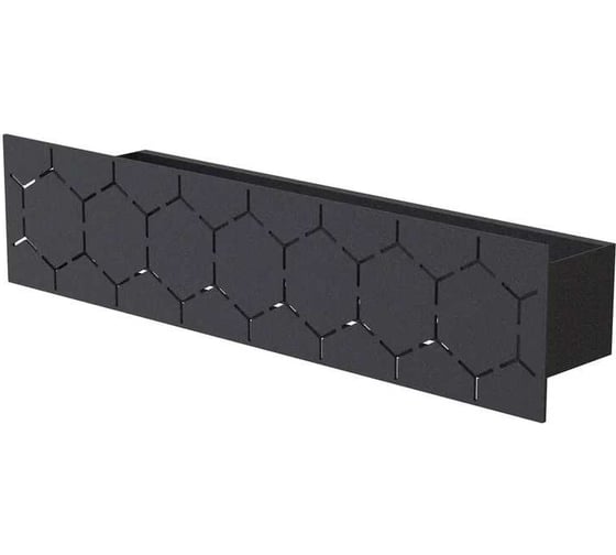Полка Граф Держалкин Bee mono 40x9.2x9 черная Fl-bee-mono40-ч 1