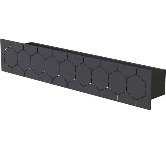 Полка Граф Держалкин Bee mono 50x9.2x9 черная Fl-bee-mono50-ч