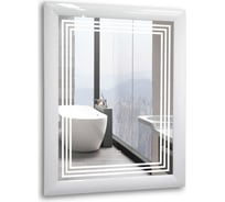 Зеркало Silver Mirrors Магнум сенсорный выключатель, белый багет 605805 ФР-00001364