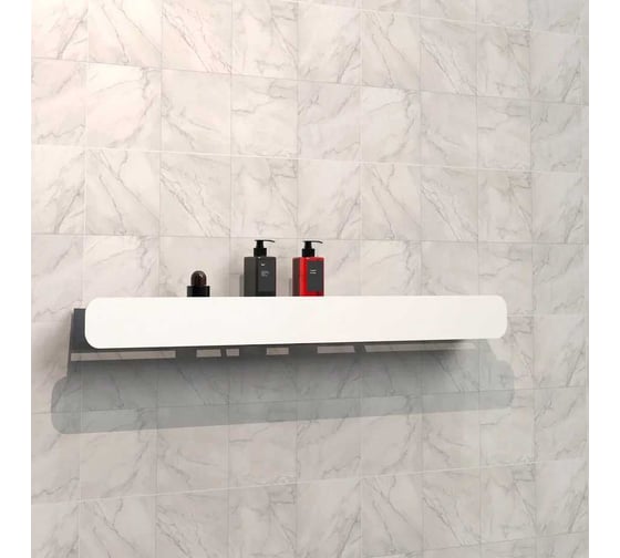 Полка Граф Держалкин Radius mono 100x9.2x9 белая Fl-ra-m100-б