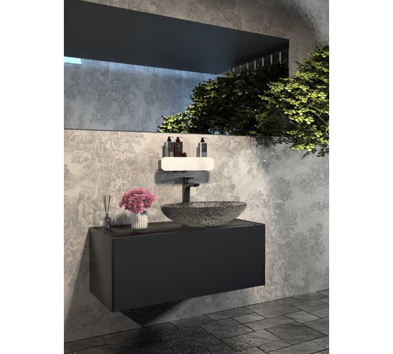Полка Граф Держалкин Radius mono 40x9.2x9 белая Fl-ra-m40-б