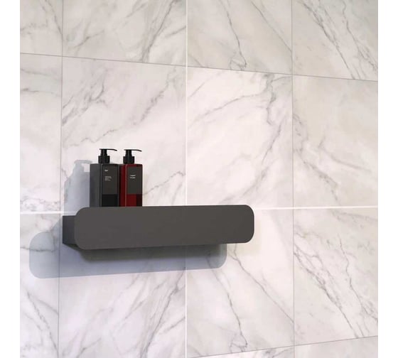 Полка Граф Держалкин Radius mono 50x9.2x9 черная Fl-ra-m50-ч
