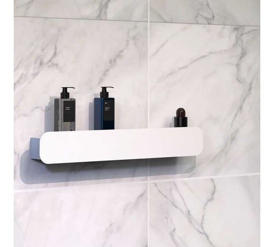 Полка Граф Держалкин Radius mono 60x9.2x9 белая Fl-ra-m60-б