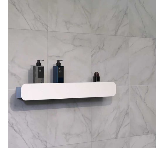 Полка Граф Держалкин Radius mono 70x9.2x9 белая Fl-ra-m70-б