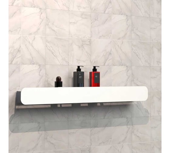 Полка Граф Держалкин Radius mono 90x9.2x9 белая Fl-ra-m90-б